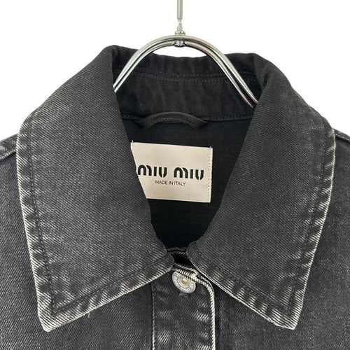 Miu Denim Jackets Coveralls 23Ss 4-Pocket Jacket