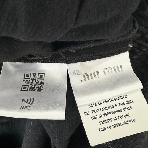 Miu Denim Jackets Coveralls 23Ss 4-Pocket Jacket