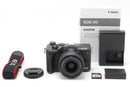Mirrorless Interchangeable Lens Cameras Canon Eos M6 Ef-M 15-45Mm 3.5-6.3#398