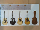 Music Entertainment 1976 1980 Yamaha Folk Guitars 3