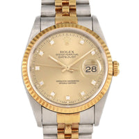 Rolex Automatic Winding Clock 16233G. Ssxyg S