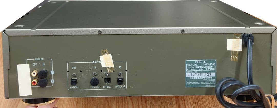 Cd Md Cassette Deck Denon Dmd-1000