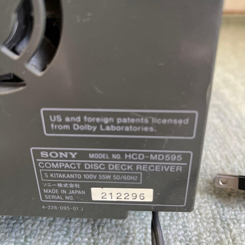 Sony Mini Component Systems Type R-80