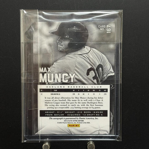 Mlb 2012 Elite Max Muncy Auto /782 Rc
