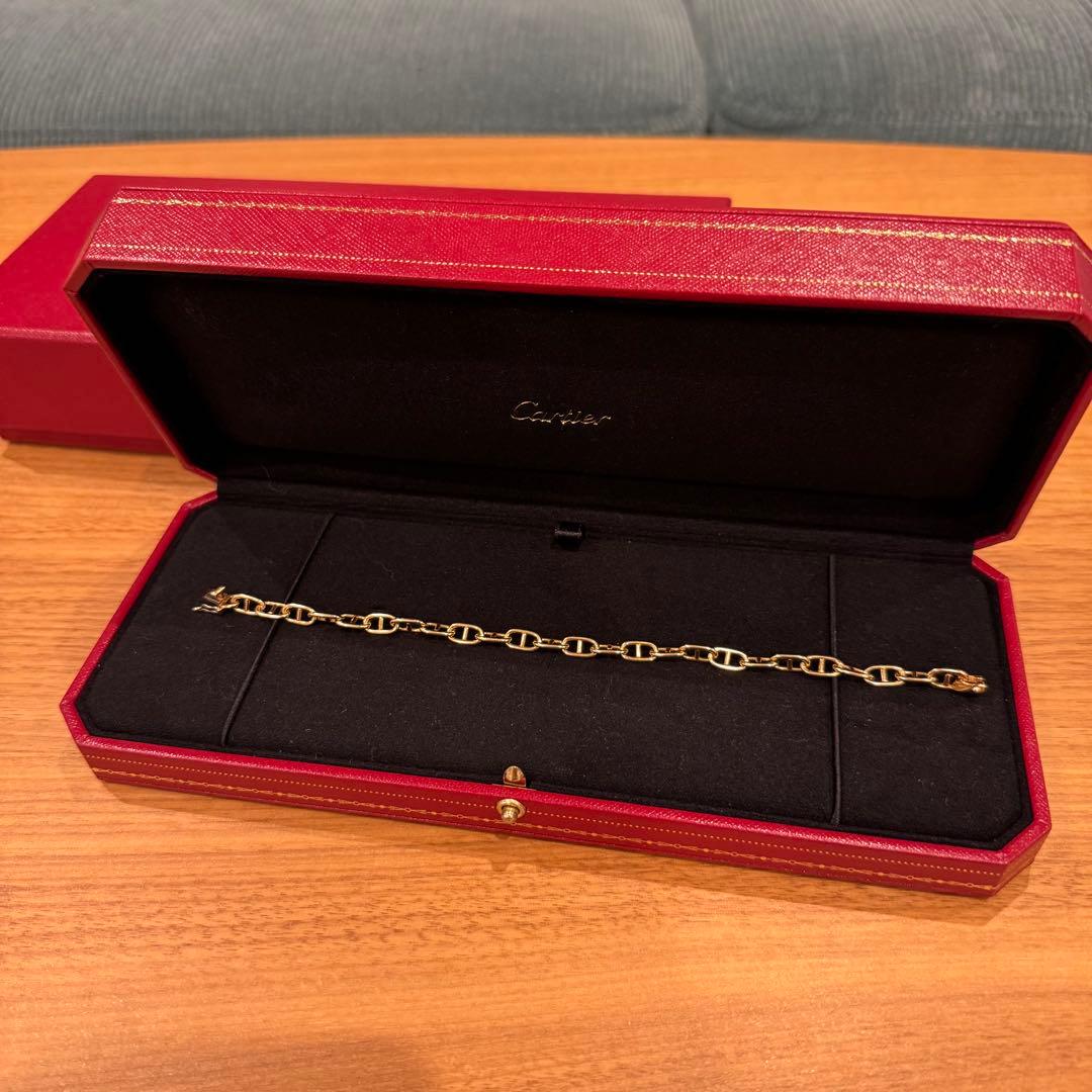 Cartier Bracelets Vintage Anchor Chain Yg750