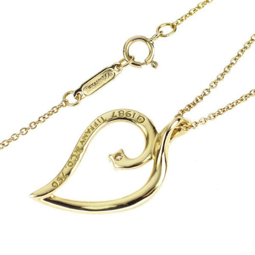 Tiffany Necklace K18Yg