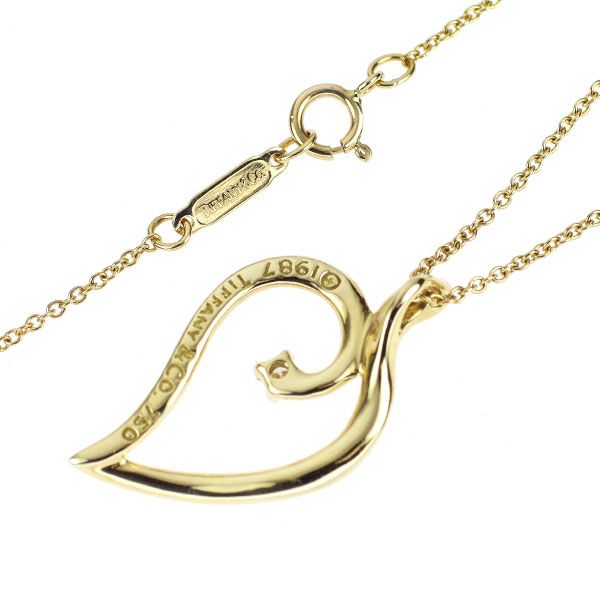 Tiffany Necklace K18Yg