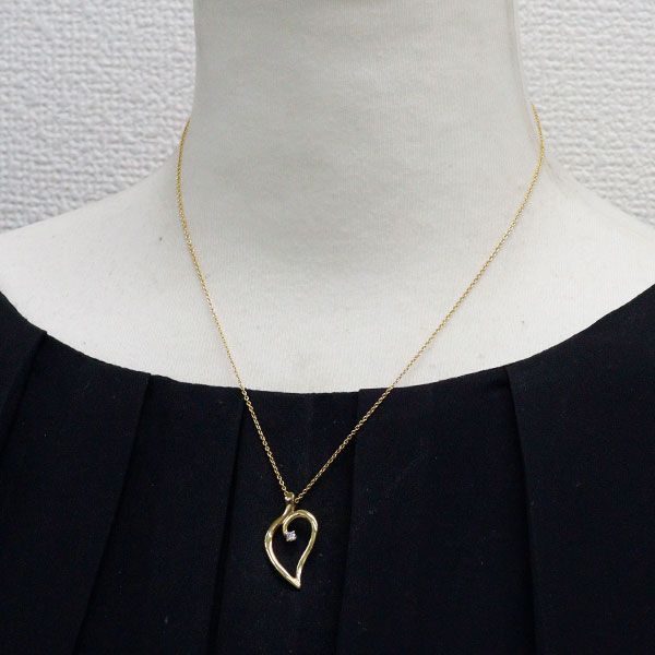 Tiffany Necklace K18Yg