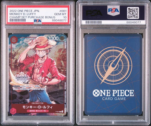 One Piece Card Game Psa10 D P-001