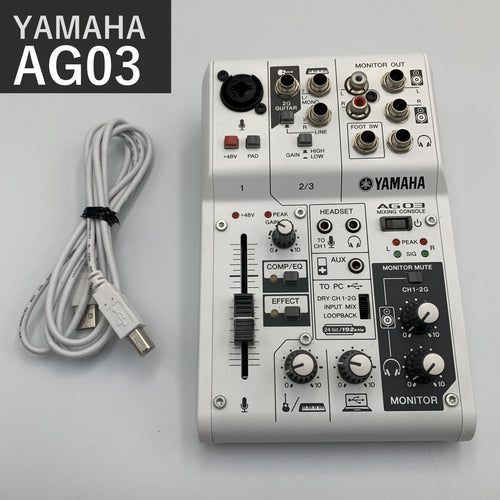 Yamaha Audio Interface Ag03 3 Usb 192Khz/24Bit D-Pre Cubase Ai