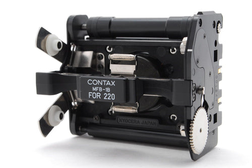 Contax Large -Size Medium Format Camera (Film) 645 220 Insert Mfb-1B For Body