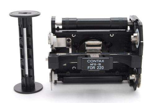 Contax Large -Size Medium Format Camera (Film) 645 220 Insert Mfb-1B For Body