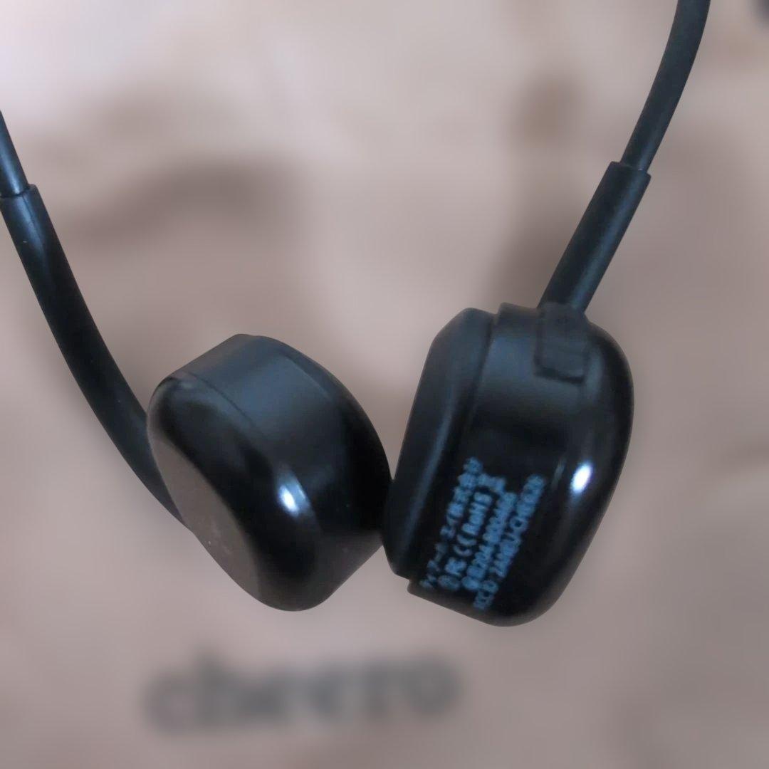 Cheero Bone-Conduction Earphones Touchbone Black