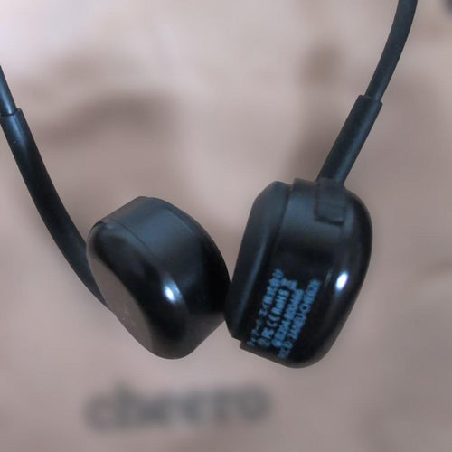 Cheero Bone-Conduction Earphones Touchbone Black