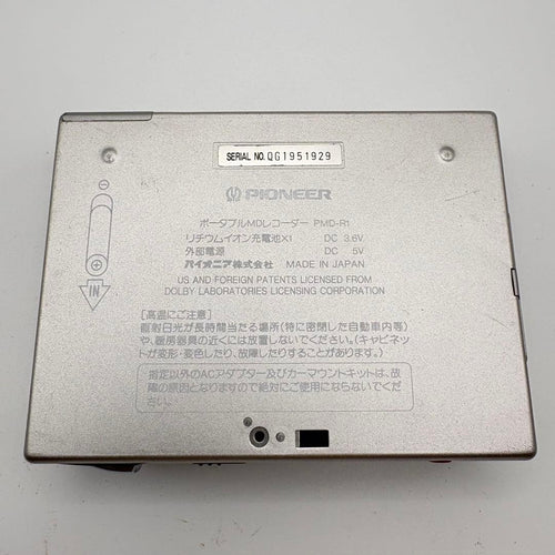 Panasonic Portable Md Player Pioneer Pmd-R1