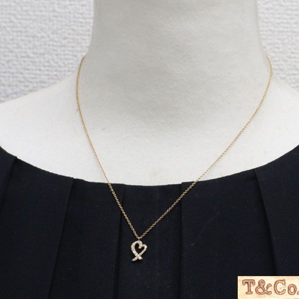 Tiffany Necklace K18Pg