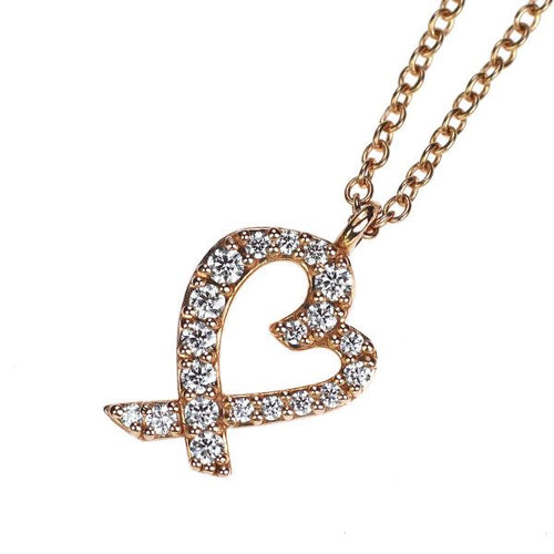 Tiffany Necklace K18Pg