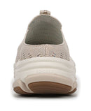 Loafers Leather Shoes Womens Devotion Max Mule Slipon Tapioca Beige Knit Fabric