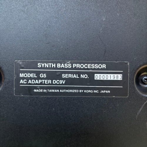 Korg Base Effector G5