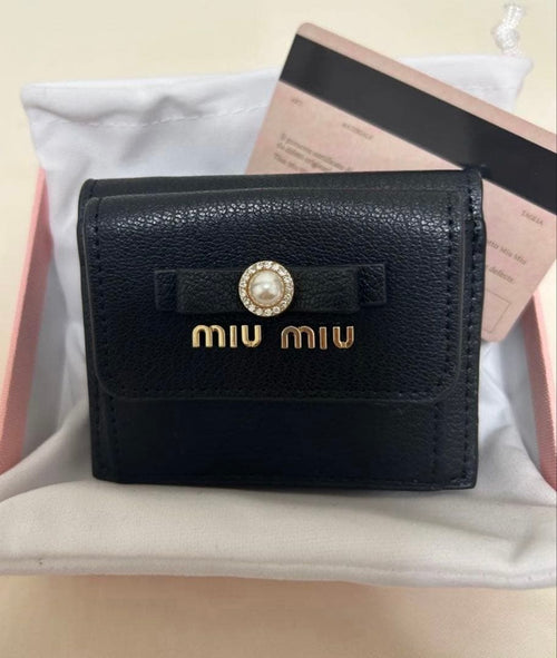 Miu Trifold Wallets