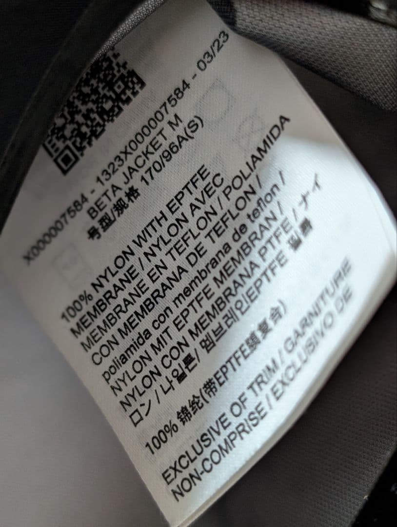 Arc'Teryx Mountain Parkas Beta Jas Zwart M