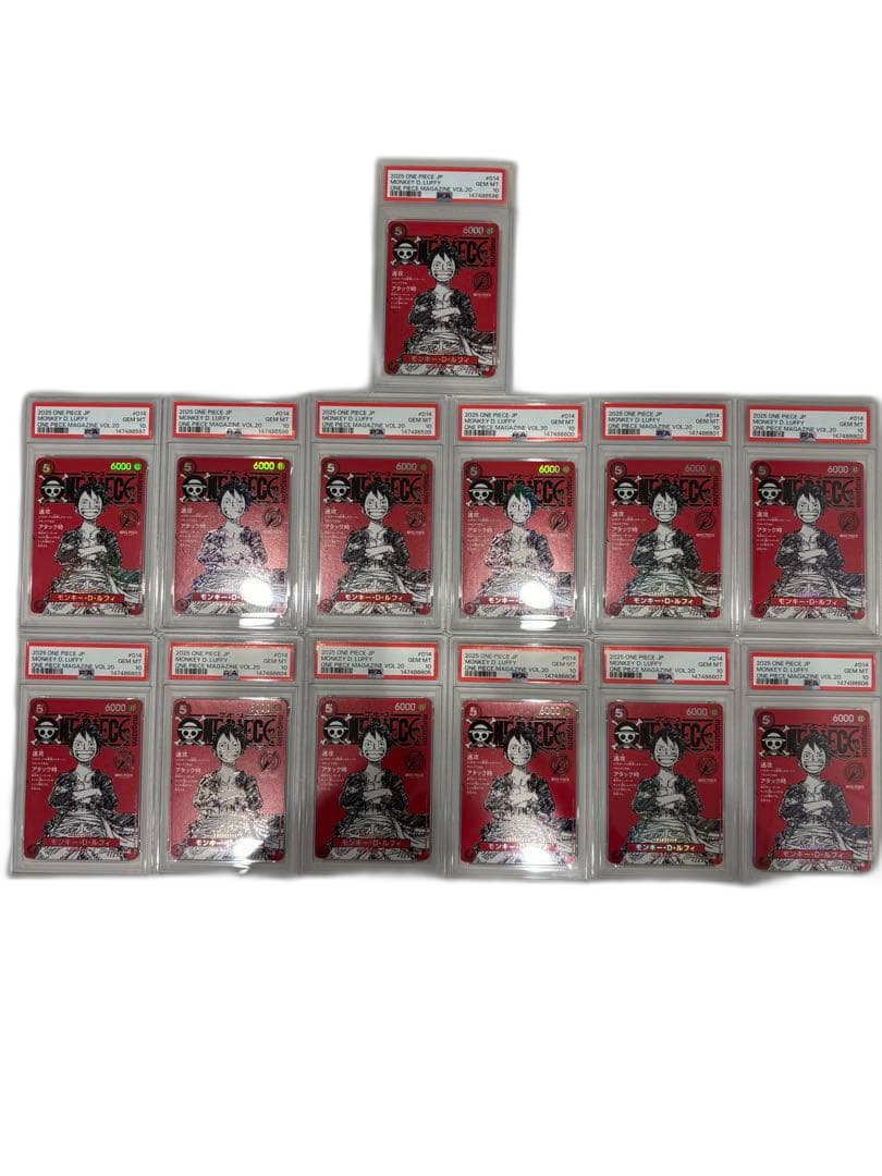One -Piece Card Game 13 Psa10 D