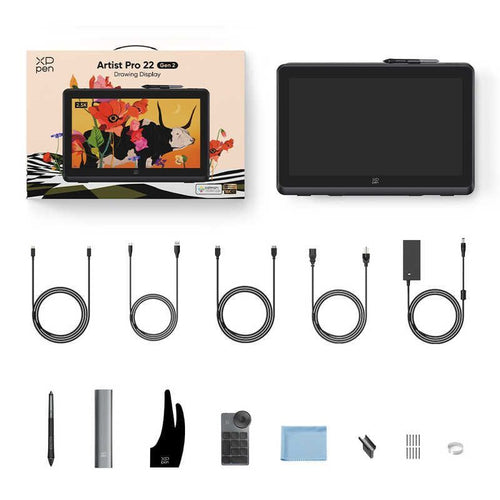 Pentablet Body (Plate Tab) Xppen 22 Usb-C Usb-A Hdmi Artist Pro (Gen2)
