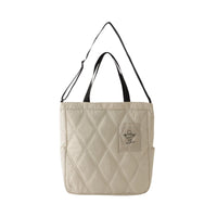 No Brand Tote Bag 2Way Thr-318 Quilting Shoulder L Bgsd_ Fr