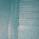 Bvlgari Long Wallets Denim Sapphire (Exterior) Tropical Turquoise (Interior)