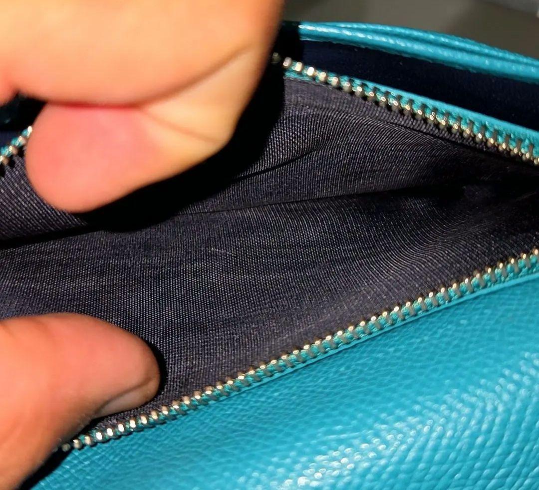 Bvlgari Long Wallets Denim Sapphire (Exterior) Tropical Turquoise (Interior)