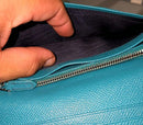 Bvlgari Long Wallets Denim Sapphire (Exterior) Tropical Turquoise (Interior)