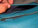 Bvlgari Long Wallets Denim Sapphire (Exterior) Tropical Turquoise (Interior)