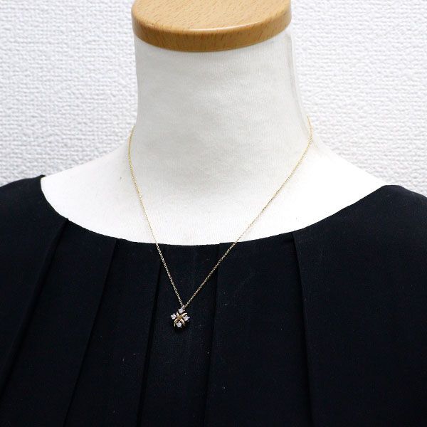 Tiffany Necklace K18Yg/Pt950