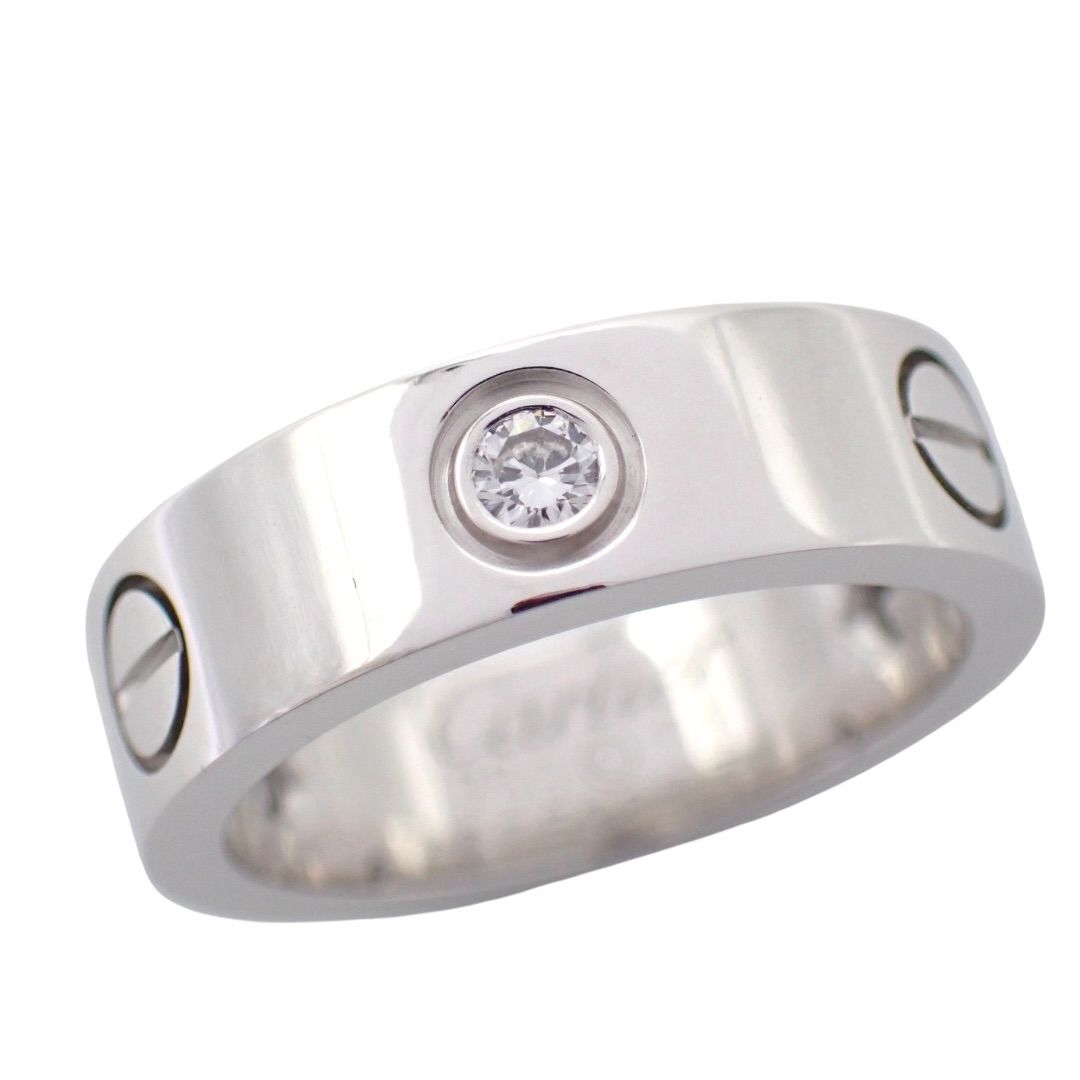 Cartier Ring 51 3P 750 K18 Wg 4958