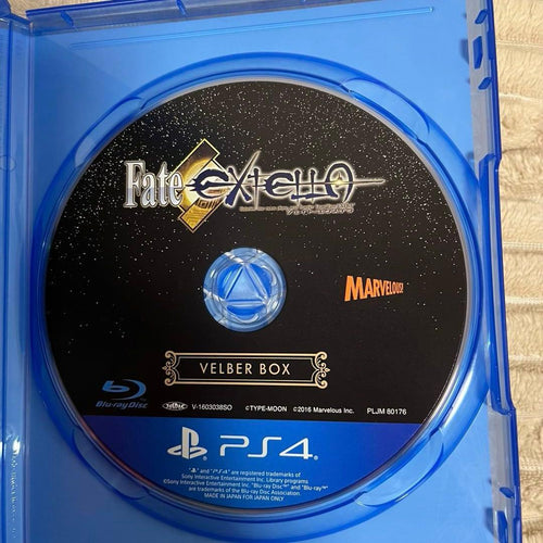 Software (Package Version) Ps4 Ps Vita Fate/Extella Velber Box