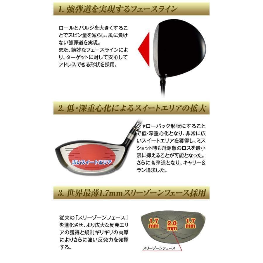 Works Golf Driver Max1.7 Attas