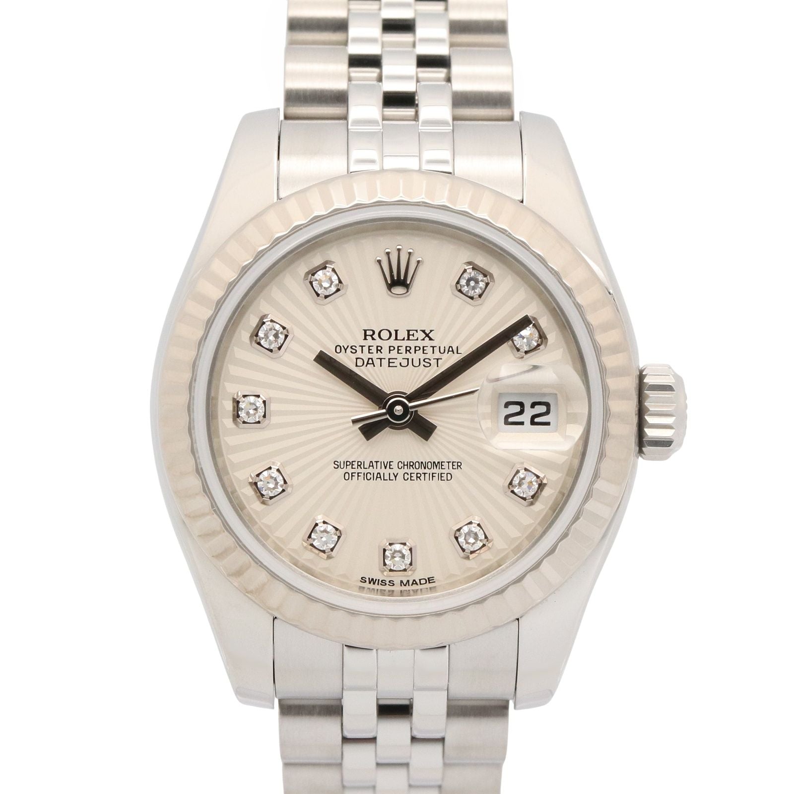 Rolex Others 10P 179174G Sil/ /Np K18Wg