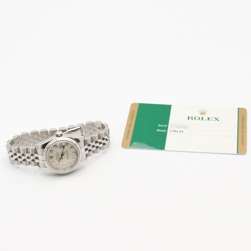 Rolex Others 10P 179174G Sil/ /Np K18Wg