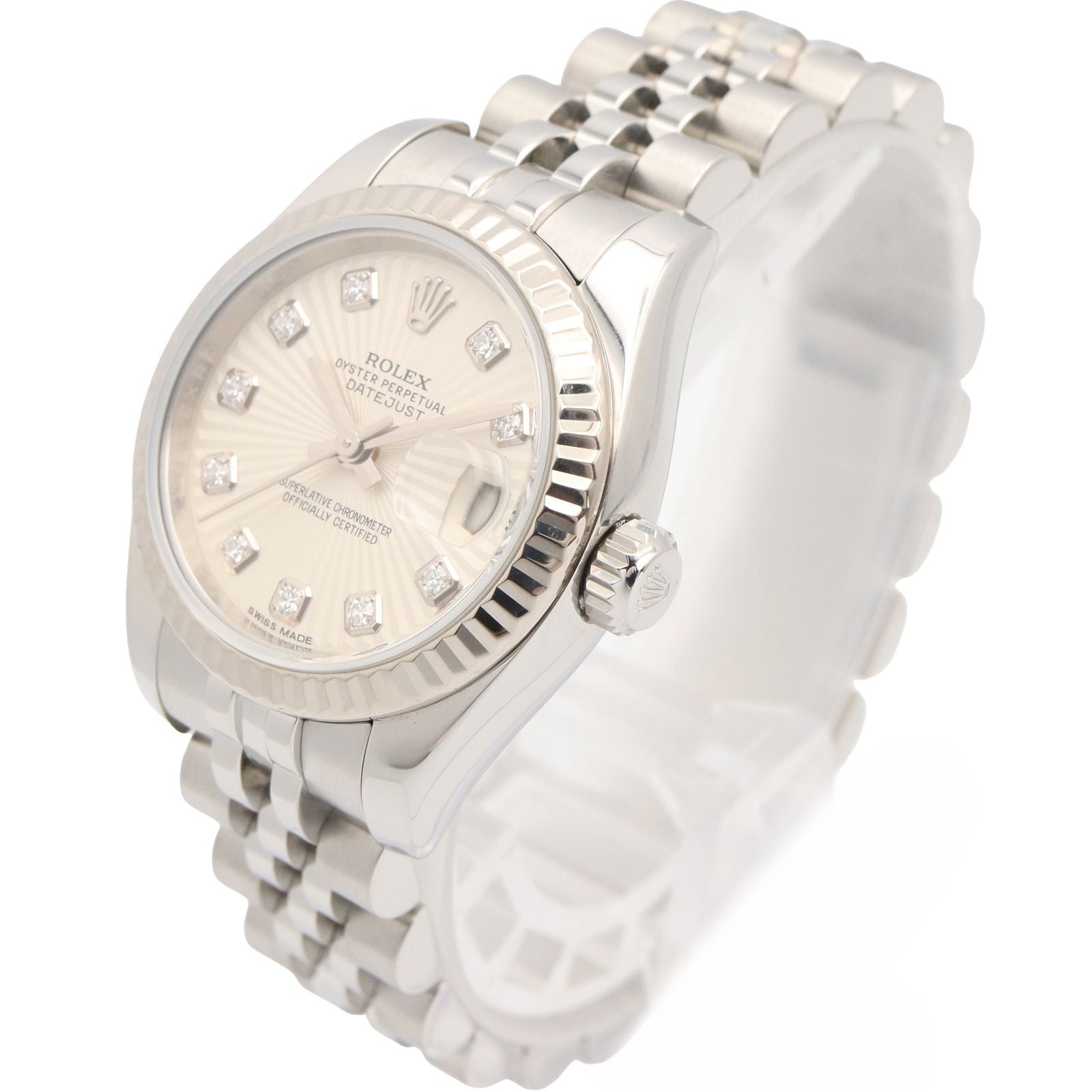 Rolex Others 10P 179174G Sil/ /Np K18Wg