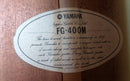 Yamaha Acoustic Guitars Fg-400M Top Back