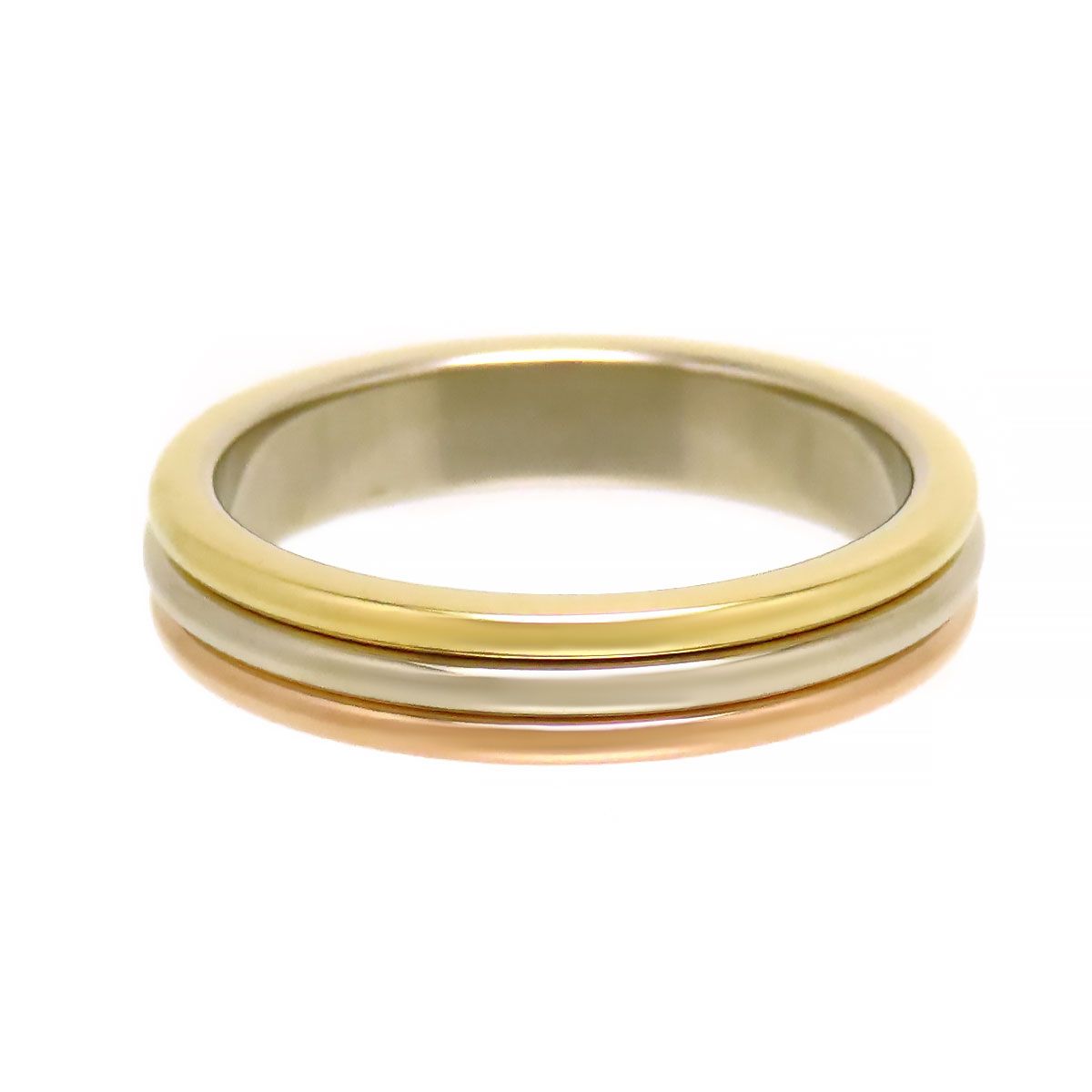 Cartier Ring #50 750 (K18Wg K18Yg K18Pg)