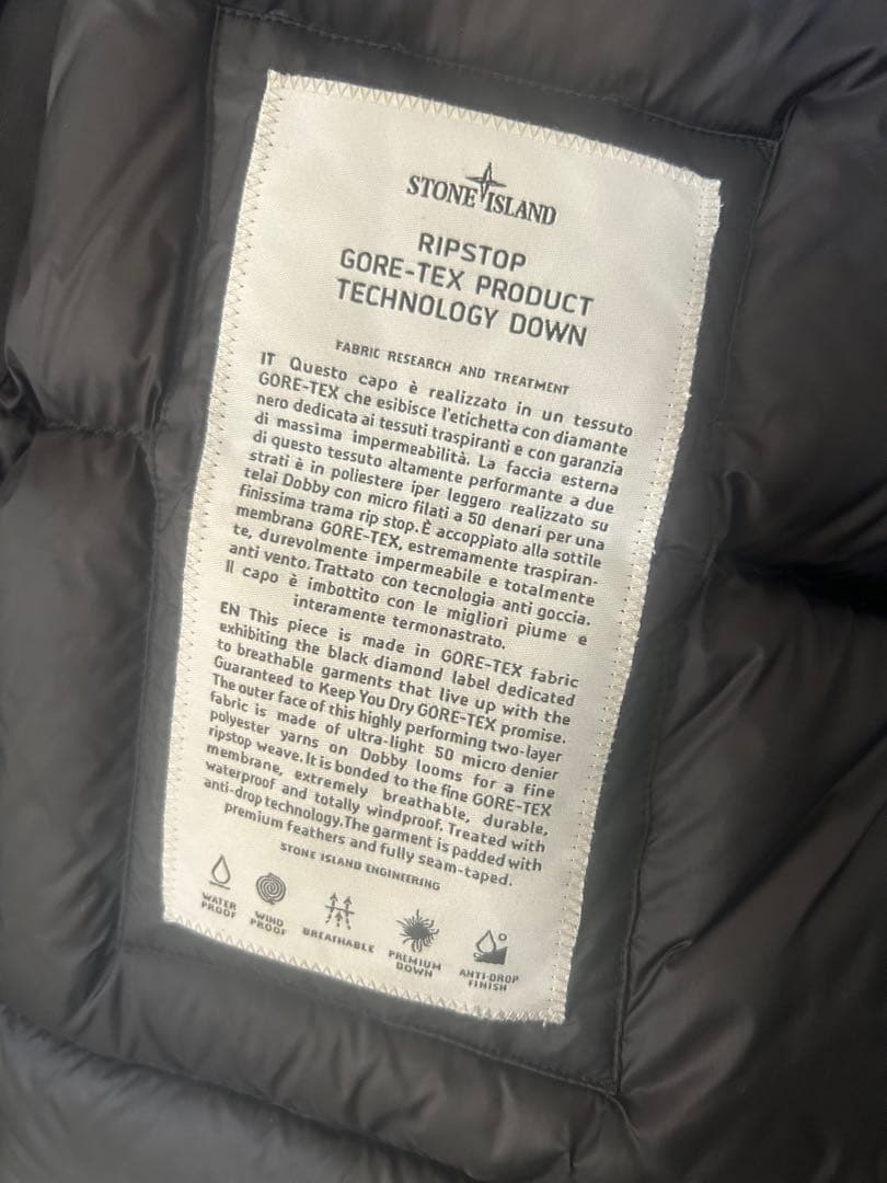 Stone Island Down Jackets Gore-Tex