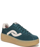 Sneakers Ryka Womens Viv Max Fabric Lace Up Platform Dark Sea Gree