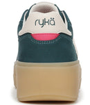 Sneakers Ryka Womens Viv Max Fabric Lace Up Platform Dark Sea Gree