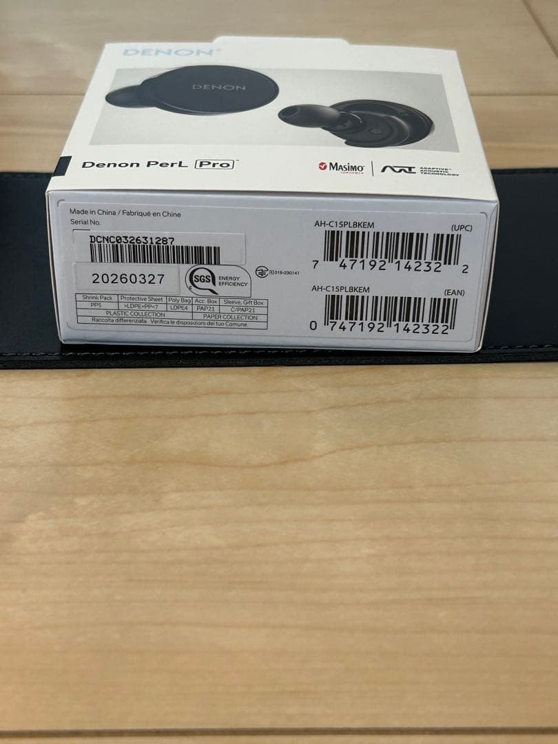 Denon Wireless Earphones Perl Pro Ah-C15Pl