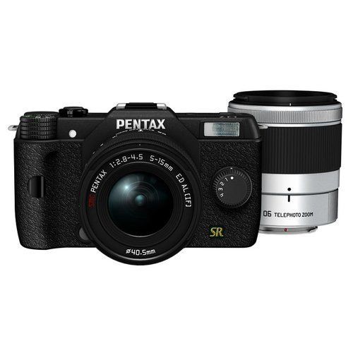 Digital Slr Pentax Q7 02 Standard Zoom 06 Telephoto Black Wzoom Kit 1074