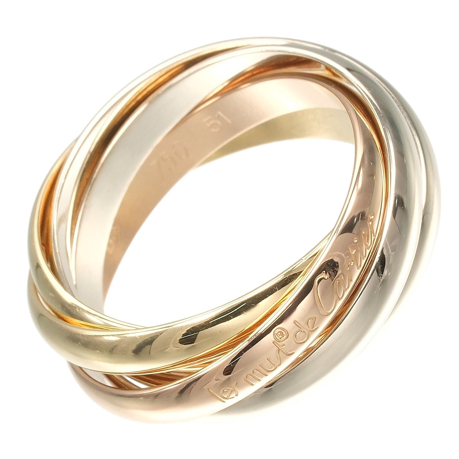 Cartier Others 5 K18 Yg Pg Wg 10.5 8.41G