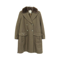 Fendi Peacort Wool Coat Used A