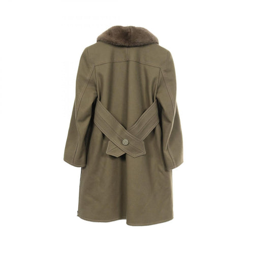 Fendi Peacort Wool Coat Used A