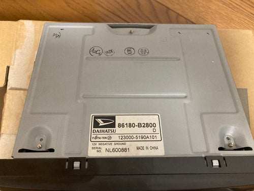 Daihatsu Cd Md Cassette Deck Am/Fm/Cd/Aux 86180-B2800